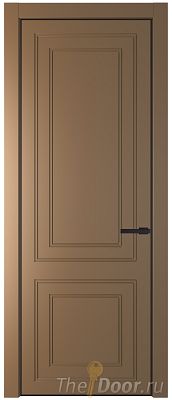 Дверь Profil Doors 27PA цвет Перламутр золото цвет профиля Черный матовый RAL9005