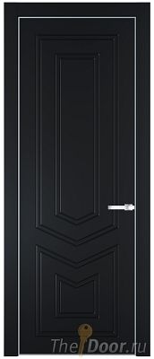 Дверь Profil Doors 29PA цвет Блэк цвет профиля Серебро