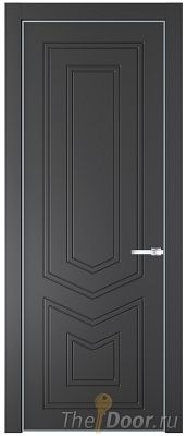 Дверь Profil Doors 29PA цвет Графит (Pantone 425С) цвет профиля Серебро Дверь Profil Doors 29PA цвет Графит (Pantone 425С) цвет профиля Серебро