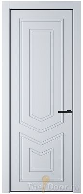 Дверь Profil Doors 29PA цвет Вайт (RAL 110 96 02) цвет профиля Черный матовый RAL9005