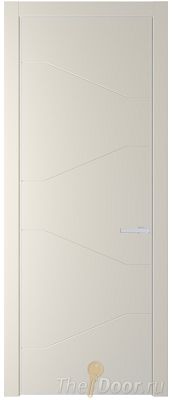 Дверь Profil Doors 2PA цвет Кремовая Магнолия (RAL 120-04) цвет профиля Белый матовый RAL9003