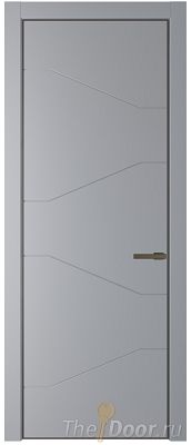 Дверь Profil Doors 2PA цвет Смоки (RAL 870-02) цвет профиля Деорэ