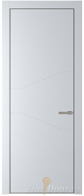 Дверь Profil Doors 2PA цвет Вайт (RAL 110 96 02) цвет профиля Никель матовый Дверь Profil Doors 2PA цвет Вайт (RAL 110 96 02) цвет профиля Никель матовый