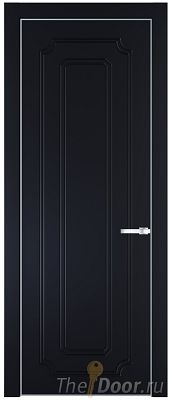 Дверь Profil Doors 30PA цвет Нэви Блу (RAL 7016) цвет профиля Серебро Дверь Profil Doors 30PA цвет Нэви Блу (RAL 7016) цвет профиля Серебро