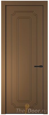 Дверь Profil Doors 30PA цвет Перламутр золото цвет профиля Черный матовый RAL9005
