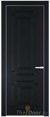 Дверь Profil Doors 31PA цвет Блэк цвет профиля Серебро