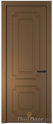 Дверь Profil Doors 31PA цвет Перламутр золото цвет профиля Черный матовый RAL9005