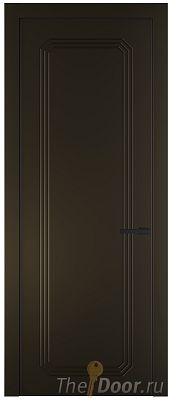Дверь Profil Doors 32PA цвет Перламутр бронза цвет профиля Черный матовый RAL9005