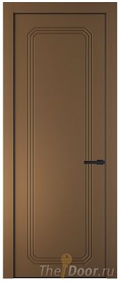 Дверь Profil Doors 32PA цвет Перламутр золото цвет профиля Черный матовый RAL9005