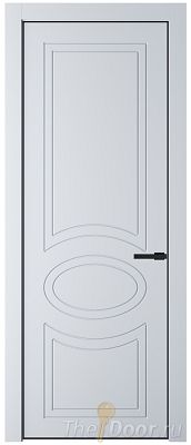 Дверь Profil Doors 36PA цвет Вайт (RAL 110 96 02) цвет профиля Черный матовый RAL9005