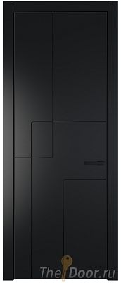 Дверь Profil Doors 3PA цвет Блэк цвет профиля Черный матовый RAL9005
