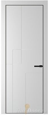 Дверь Profil Doors 3PA цвет Крем Вайт (RAL 120-02) цвет профиля Черный матовый RAL9005 Дверь Profil Doors 3PA цвет Крем Вайт (RAL 120-02) цвет профиля Черный матовый RAL9005