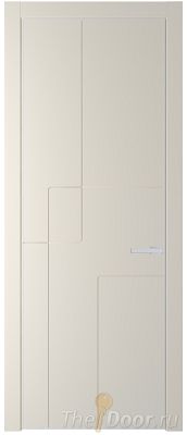 Дверь Profil Doors 3PA цвет Кремовая Магнолия (RAL 120-04) цвет профиля Белый матовый RAL9003