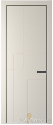 Дверь Profil Doors 3PA цвет Кремовая Магнолия (RAL 120-04) цвет профиля Серая ночь Дверь Profil Doors 3PA цвет Кремовая Магнолия (RAL 120-04) цвет профиля Серая ночь