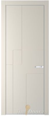 Дверь Profil Doors 3PA цвет Кремовая Магнолия (RAL 120-04) цвет профиля Серебро Дверь Profil Doors 3PA цвет Кремовая Магнолия (RAL 120-04) цвет профиля Серебро