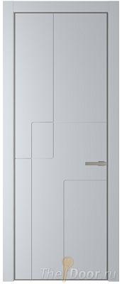 Дверь Profil Doors 3PA цвет Лайт Грей (RAL 870-01) цвет профиля Никель матовый Дверь Profil Doors 3PA цвет Лайт Грей (RAL 870-01) цвет профиля Никель матовый