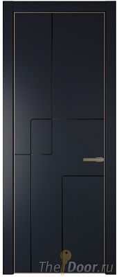 Дверь Profil Doors 3PA цвет Нэви Блу (RAL 7016) цвет профиля Шампань Дверь Profil Doors 3PA цвет Нэви Блу (RAL 7016) цвет профиля Шампань