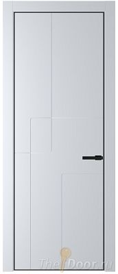 Дверь Profil Doors 3PA цвет Вайт (RAL 110 96 02) цвет профиля Черный матовый RAL9005 Дверь Profil Doors 3PA цвет Вайт (RAL 110 96 02) цвет профиля Черный матовый RAL9005