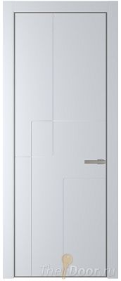 Дверь Profil Doors 3PA цвет Вайт (RAL 110 96 02) цвет профиля Никель матовый Дверь Profil Doors 3PA цвет Вайт (RAL 110 96 02) цвет профиля Никель матовый