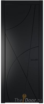 Дверь Profil Doors 4PA цвет Блэк цвет профиля Черный матовый RAL9005