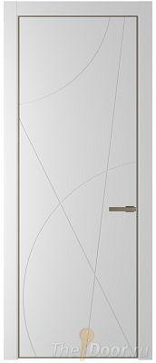 Дверь Profil Doors 4PA цвет Крем Вайт (RAL 120-02) цвет профиля Шампань