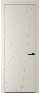 Дверь Profil Doors 4PA цвет Кремовая Магнолия (RAL 120-04) цвет профиля Черный матовый RAL9005 Дверь Profil Doors 4PA цвет Кремовая Магнолия (RAL 120-04) цвет профиля Черный матовый RAL9005