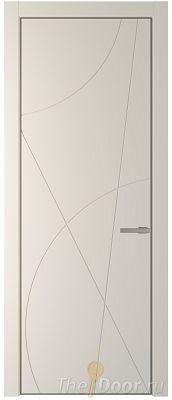 Дверь Profil Doors 4PA цвет Кремовая Магнолия (RAL 120-04) цвет профиля Никель матовый Дверь Profil Doors 4PA цвет Кремовая Магнолия (RAL 120-04) цвет профиля Никель матовый