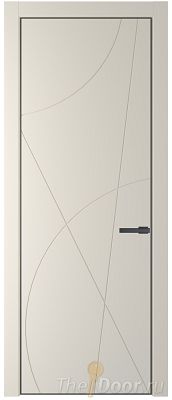 Дверь Profil Doors 4PA цвет Кремовая Магнолия (RAL 120-04) цвет профиля Серая ночь Дверь Profil Doors 4PA цвет Кремовая Магнолия (RAL 120-04) цвет профиля Серая ночь