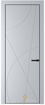 Дверь Profil Doors 4PA цвет Лайт Грей (RAL 870-01) цвет профиля Черный матовый RAL9005 Дверь Profil Doors 4PA цвет Лайт Грей (RAL 870-01) цвет профиля Черный матовый RAL9005