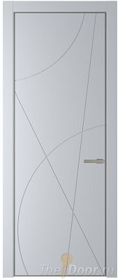 Дверь Profil Doors 4PA цвет Лайт Грей (RAL 870-01) цвет профиля Никель матовый Дверь Profil Doors 4PA цвет Лайт Грей (RAL 870-01) цвет профиля Никель матовый