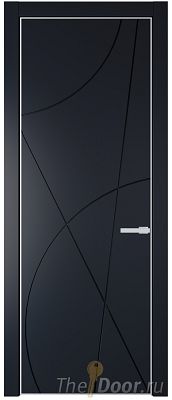 Дверь Profil Doors 4PA цвет Нэви Блу (RAL 7016) цвет профиля Белый матовый RAL9003 Дверь Profil Doors 4PA цвет Нэви Блу (RAL 7016) цвет профиля Белый матовый RAL9003