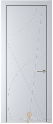 Дверь Profil Doors 4PA цвет Вайт (RAL 110 96 02) цвет профиля Никель матовый Дверь Profil Doors 4PA цвет Вайт (RAL 110 96 02) цвет профиля Никель матовый