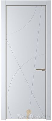 Дверь Profil Doors 4PA цвет Вайт (RAL 110 96 02) цвет профиля Шампань