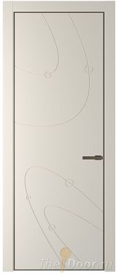 Дверь Profil Doors 5PA цвет Кремовая Магнолия (RAL 120-04) цвет профиля Деорэ