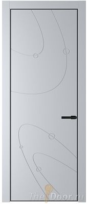 Дверь Profil Doors 5PA цвет Лайт Грей (RAL 870-01) цвет профиля Черный матовый RAL9005 Дверь Profil Doors 5PA цвет Лайт Грей (RAL 870-01) цвет профиля Черный матовый RAL9005