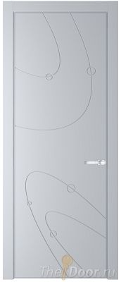 Дверь Profil Doors 5PA цвет Лайт Грей (RAL 870-01) цвет профиля Серебро Дверь Profil Doors 5PA цвет Лайт Грей (RAL 870-01) цвет профиля Серебро