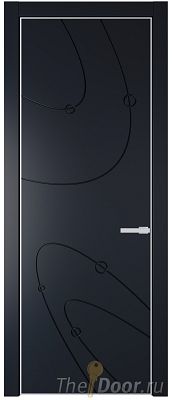 Дверь Profil Doors 5PA цвет Нэви Блу (RAL 7016) цвет профиля Белый матовый RAL9003 Дверь Profil Doors 5PA цвет Нэви Блу (RAL 7016) цвет профиля Белый матовый RAL9003