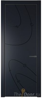 Дверь Profil Doors 5PA цвет Нэви Блу (RAL 7016) цвет профиля Серая ночь Дверь Profil Doors 5PA цвет Нэви Блу (RAL 7016) цвет профиля Серая ночь