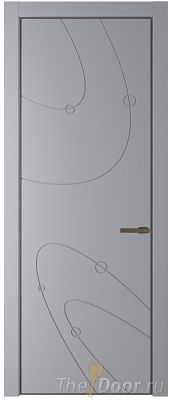 Дверь Profil Doors 5PA цвет Смоки (RAL 870-02) цвет профиля Деорэ