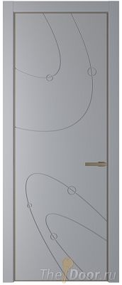 Дверь Profil Doors 5PA цвет Смоки (RAL 870-02) цвет профиля Шампань Дверь Profil Doors 5PA цвет Смоки (RAL 870-02) цвет профиля Шампань