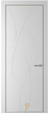 Дверь Profil Doors 6PA цвет Крем Вайт (RAL 120-02) цвет профиля Никель матовый Дверь Profil Doors 6PA цвет Крем Вайт (RAL 120-02) цвет профиля Никель матовый