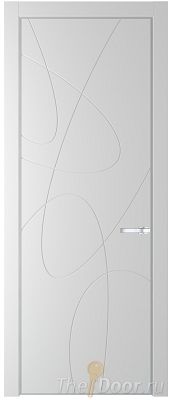 Дверь Profil Doors 6PA цвет Крем Вайт (RAL 120-02) цвет профиля Серебро Дверь Profil Doors 6PA цвет Крем Вайт (RAL 120-02) цвет профиля Серебро