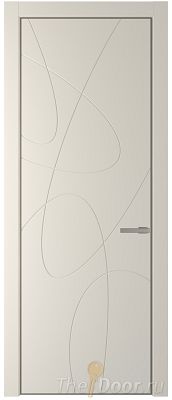 Дверь Profil Doors 6PA цвет Кремовая Магнолия (RAL 120-04) цвет профиля Никель матовый Дверь Profil Doors 6PA цвет Кремовая Магнолия (RAL 120-04) цвет профиля Никель матовый