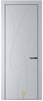 Дверь Profil Doors 6PA цвет Лайт Грей (RAL 870-01) цвет профиля Серая ночь