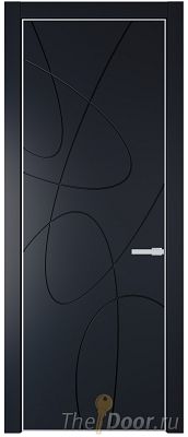 Дверь Profil Doors 6PA цвет Нэви Блу (RAL 7016) цвет профиля Белый матовый RAL9003 Дверь Profil Doors 6PA цвет Нэви Блу (RAL 7016) цвет профиля Белый матовый RAL9003