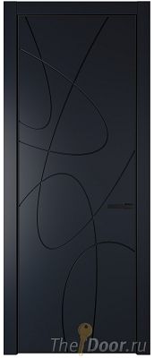 Дверь Profil Doors 6PA цвет Нэви Блу (RAL 7016) цвет профиля Черный матовый RAL9005 Дверь Profil Doors 6PA цвет Нэви Блу (RAL 7016) цвет профиля Черный матовый RAL9005