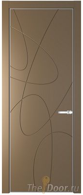 Дверь Profil Doors 6PA цвет Перламутр золото цвет профиля Серебро Дверь Profil Doors 6PA цвет Перламутр золото цвет профиля Серебро