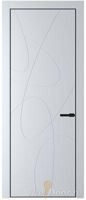 Дверь Profil Doors 6PA цвет Вайт (RAL 110 96 02) цвет профиля Черный матовый RAL9005 Дверь Profil Doors 6PA цвет Вайт (RAL 110 96 02) цвет профиля Черный матовый RAL9005