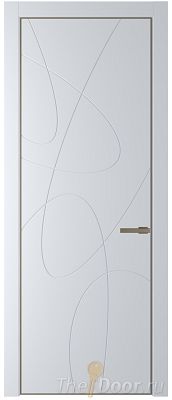 Дверь Profil Doors 6PA цвет Вайт (RAL 110 96 02) цвет профиля Шампань Дверь Profil Doors 6PA цвет Вайт (RAL 110 96 02) цвет профиля Шампань