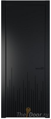 Дверь Profil Doors 7PA цвет Блэк цвет профиля Черный матовый RAL9005